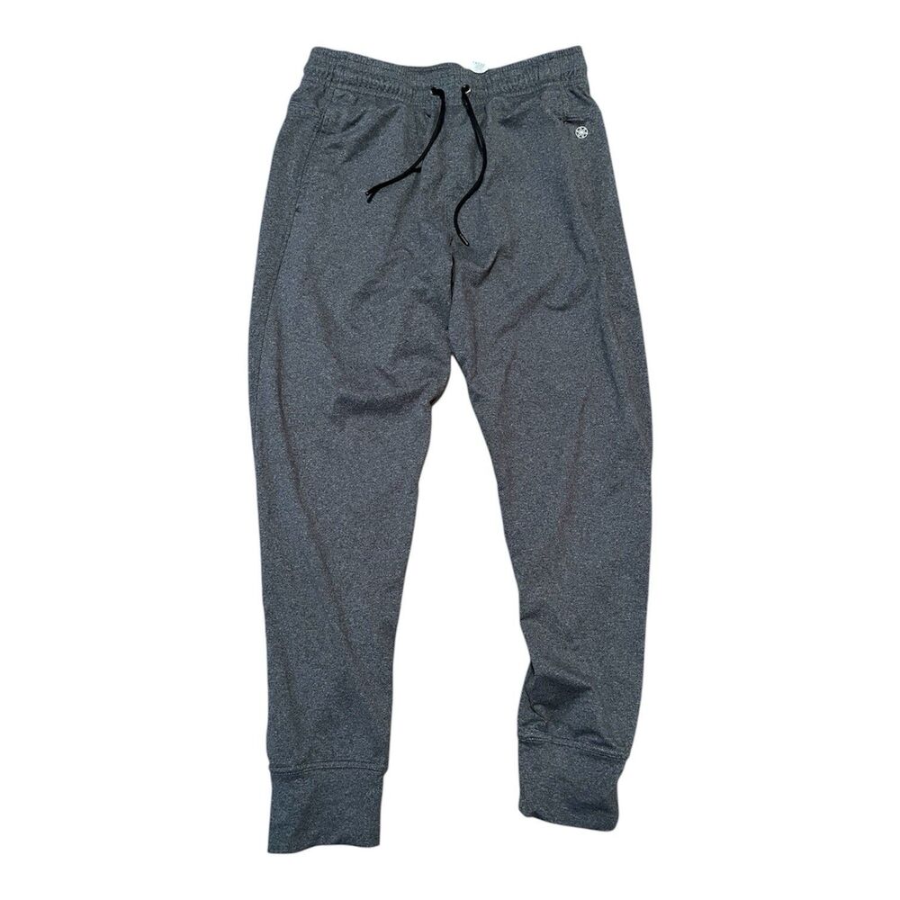 Gaiam Boys Medium Gray Joggers Loungewear Elastic Waist Tapered Leg Sweatpants